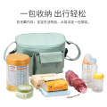 Multi-Function Waterproof Fancy  Baby Travel Diaper Bag With Zipper  Mommy For Milk Storage Small Pouch With Stroller Carry